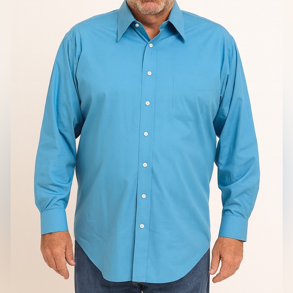 Van‎ Heusen Bright Blue Work Shirt